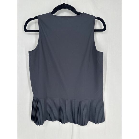 SPANX Yes Pleats Top Womens XS Black Tennis Golf Performance Stretch Pickleball - Picture 3 of 6